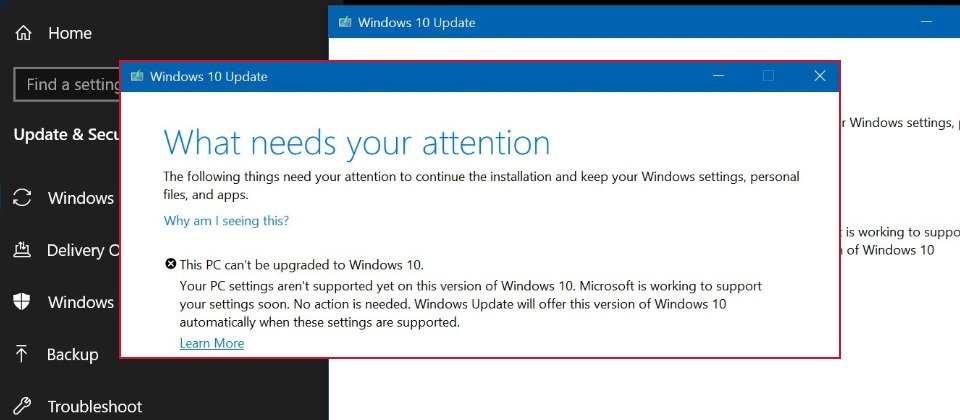 Windows 10 04更新再傳因pc設定問題 用戶被阻擋升級 Ithome