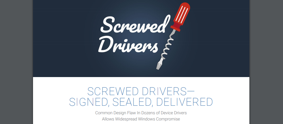圖片翻攝自https://eclypsium.com/wp-content/uploads/2019/08/Screwed-Drivers.pdf