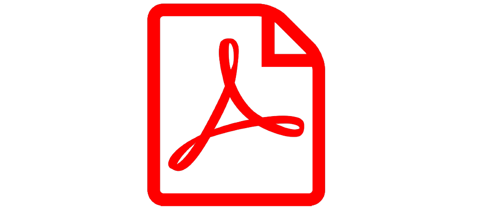 Photo by Icomoonon https://commons.wikimedia.org/wiki/File:Adobe_PDF_icon.svg (CC BY 3.0)