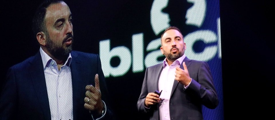 臉書安全長Alex Stamos在第20屆黑帽駭客大會。(攝影/黃彥棻)
