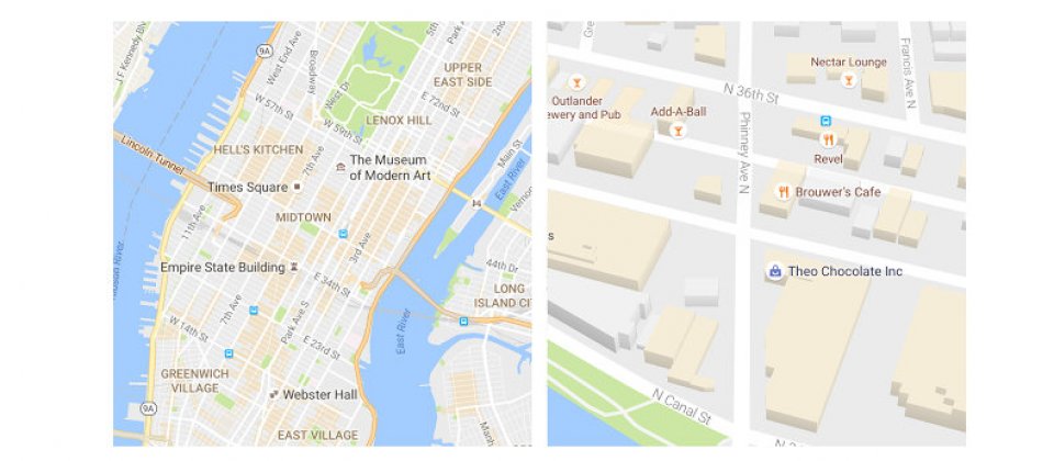 Google Map更新 以色彩強化地點分類顯示 Ithome